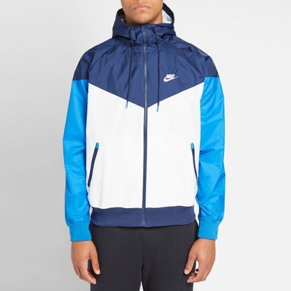 Nike Tech Pack Windrunner Men's Sportswear NSW Jacket XXL 2XL Black Blue White - Picture 1 of 10